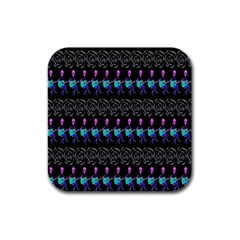 Halloween Rubber Square Coaster (4 Pack)  by Sparkle