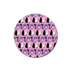 Halloween Rubber Coaster (round)  by Sparkle