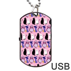 Halloween Dog Tag Usb Flash (one Side) by Sparkle