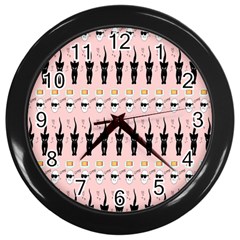 Halloween Wall Clock (black) by Sparkle