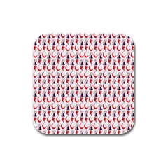 Halloween Rubber Square Coaster (4 Pack)  by Sparkle