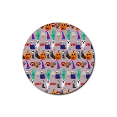 Halloween Rubber Coaster (Round) 