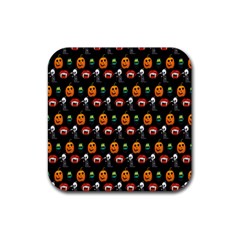 Halloween Rubber Coaster (square)  by Sparkle