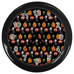 Halloween Wall Clock (black) by Sparkle