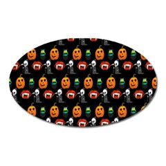 Halloween Oval Magnet by Sparkle