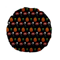 Halloween Standard 15  Premium Round Cushions by Sparkle