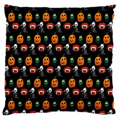 Halloween Large Flano Cushion Case (one Side) by Sparkle