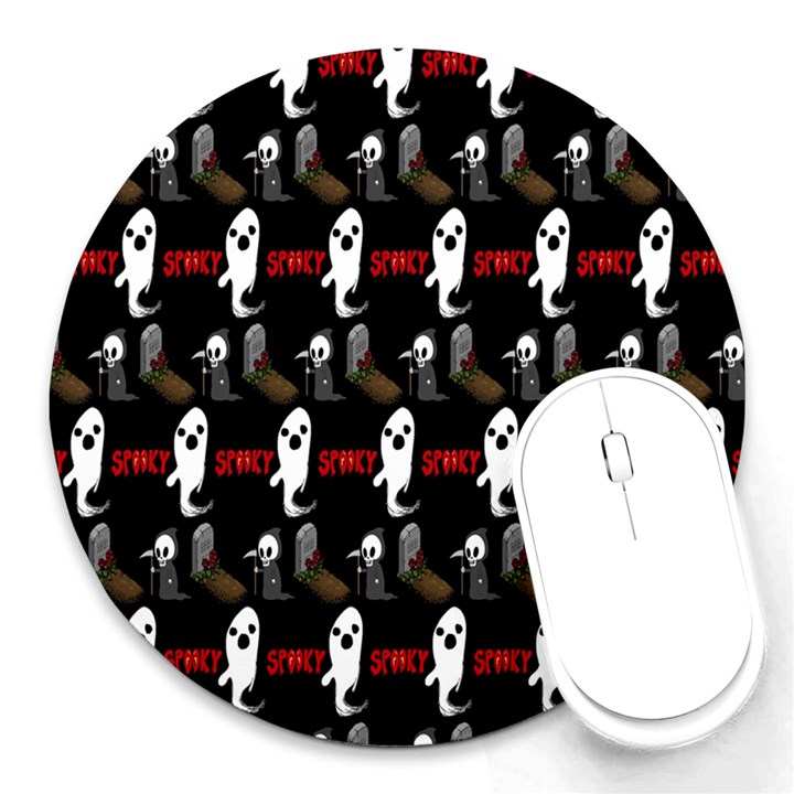 Halloween Round Mousepads