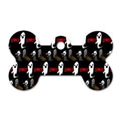 Halloween Dog Tag Bone (Two Sides)