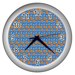 Halloween Wall Clock (silver)