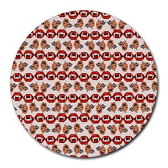 Halloween Round Mousepads