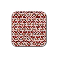 Halloween Rubber Coaster (square)  by Sparkle