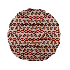 Halloween Standard 15  Premium Flano Round Cushions by Sparkle