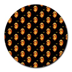 Halloween Round Mousepads