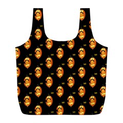 Halloween Full Print Recycle Bag (l) by Sparkle