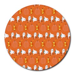 Halloween Round Mousepads