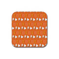 Halloween Rubber Coaster (square)  by Sparkle