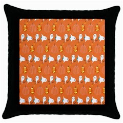 Halloween Throw Pillow Case (black) by Sparkle