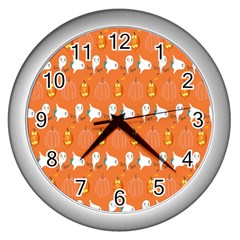 Halloween Wall Clock (silver)