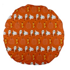 Halloween Large 18  Premium Round Cushions by Sparkle