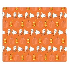 Halloween Double Sided Flano Blanket (small)  by Sparkle