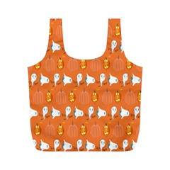 Halloween Full Print Recycle Bag (m) by Sparkle