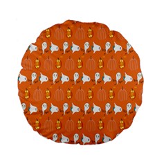 Halloween Standard 15  Premium Flano Round Cushions by Sparkle