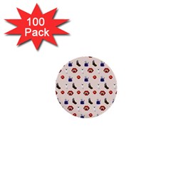 Halloween 1  Mini Buttons (100 Pack)  by Sparkle