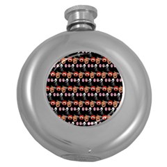 Halloween Round Hip Flask (5 Oz) by Sparkle