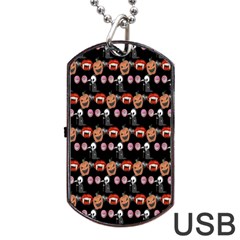 Halloween Dog Tag Usb Flash (one Side) by Sparkle