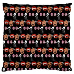 Halloween Large Cushion Case (one Side) by Sparkle