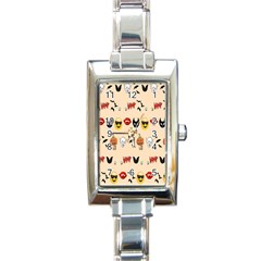 Halloween Rectangle Italian Charm Watch by Sparkle