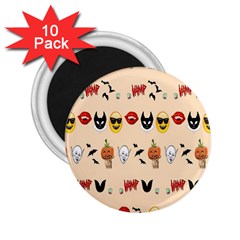 Halloween 2 25  Magnets (10 Pack)  by Sparkle