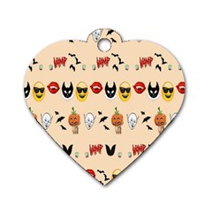 Halloween Dog Tag Heart (one Side) by Sparkle