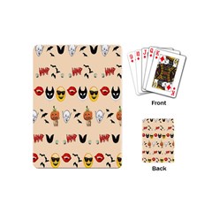 Halloween Playing Cards Single Design (mini) by Sparkle