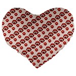 Halloween Large 19  Premium Heart Shape Cushions Back