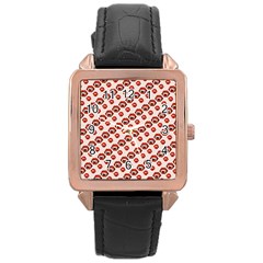 Halloween Rose Gold Leather Watch 