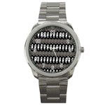 Halloween Sport Metal Watch Front