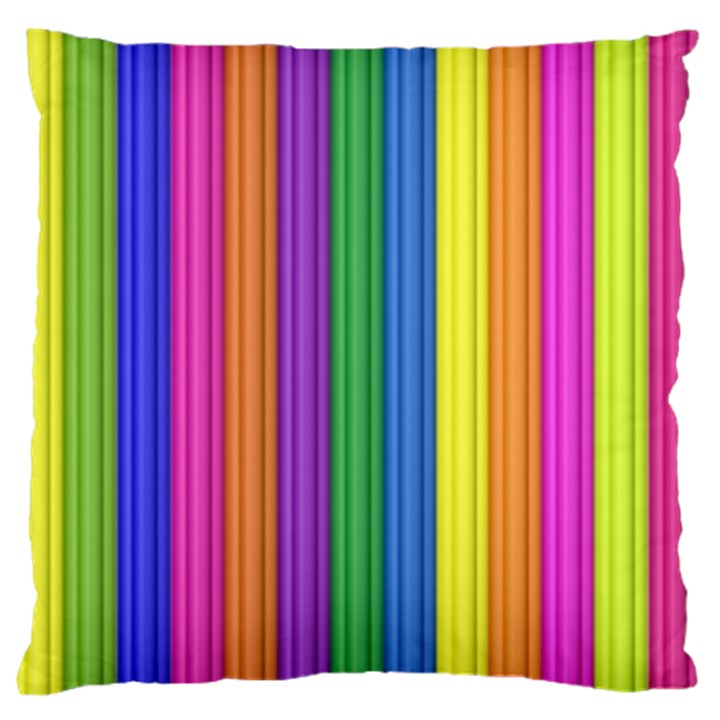 Colorful Spongestrips Large Flano Cushion Case (Two Sides)