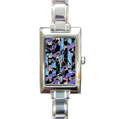 Eyesore  Rectangle Italian Charm Watch by MRNStudios