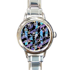 Eyesore  Round Italian Charm Watch by MRNStudios