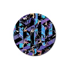 Eyesore  Rubber Coaster (round)  by MRNStudios