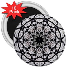 Evil Mandala  3  Magnets (10 Pack)  by MRNStudios