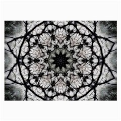 Evil Mandala  Large Glasses Cloth by MRNStudios