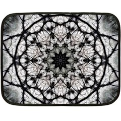 Evil Mandala  Fleece Blanket (mini) by MRNStudios