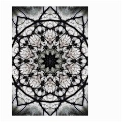 Evil Mandala  Small Garden Flag (two Sides) by MRNStudios