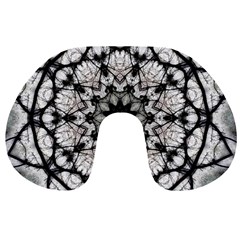 Evil Mandala  Travel Neck Pillow by MRNStudios