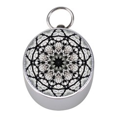 Evil Mandala  Mini Silver Compasses by MRNStudios