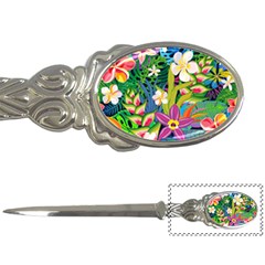 Colorful Floral Pattern Letter Opener by designsbymallika