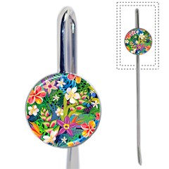 Colorful Floral Pattern Book Mark by designsbymallika